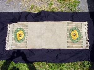 Vintage Arts and Crafts Table Runner